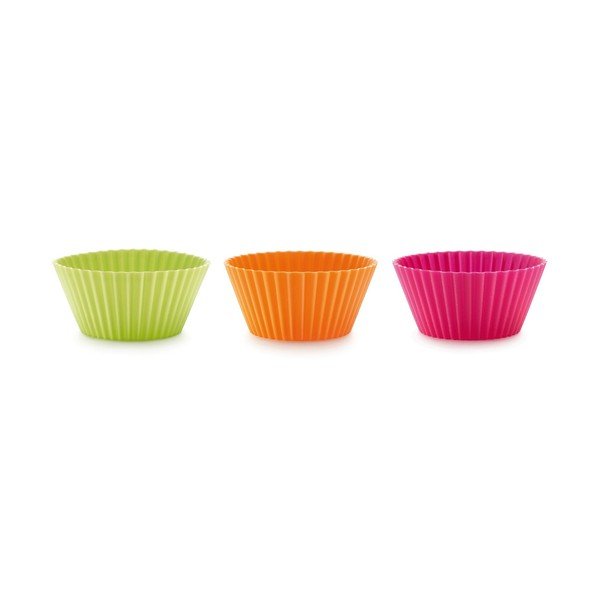 Set de forme pentru brioșe 12 buc. din silicon ø 7 cm – Lékué