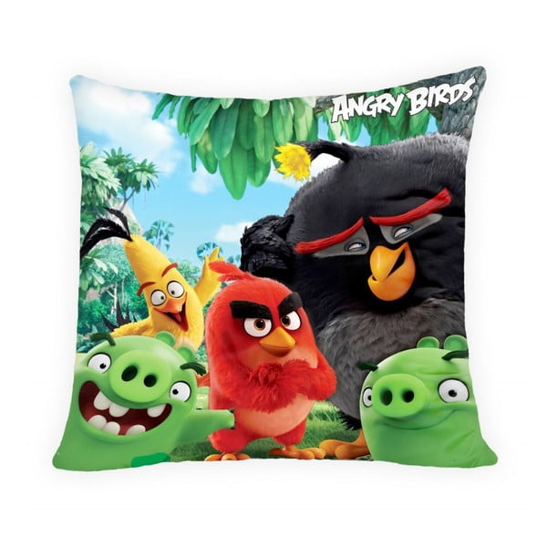 Pernă pentru copii Halantex Angry Birds Movie, 40 x 40 cm