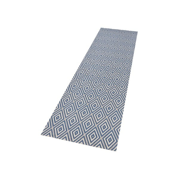 Covor de exterior NORTHRUGS Karo, 80 x 200 cm, albastru-image-4