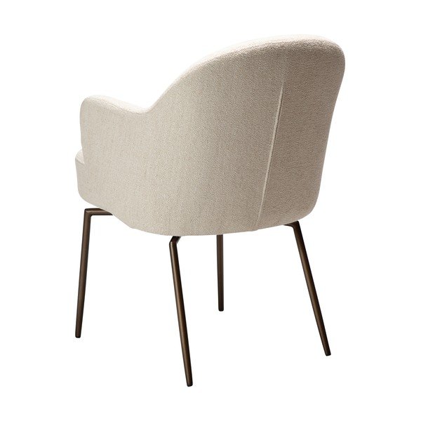 Scaun de living bej cu cotiere/rotativ Bae – DAN-FORM Denmark-image-4