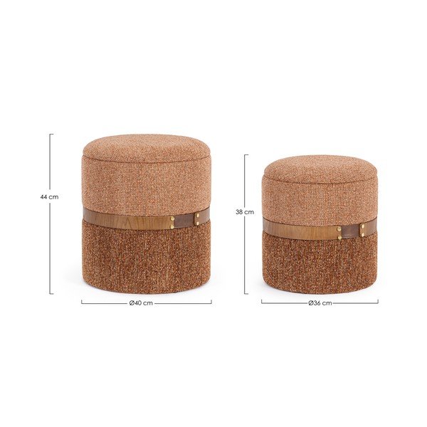 Puf maro coniac Talya – Bizzotto-image-2
