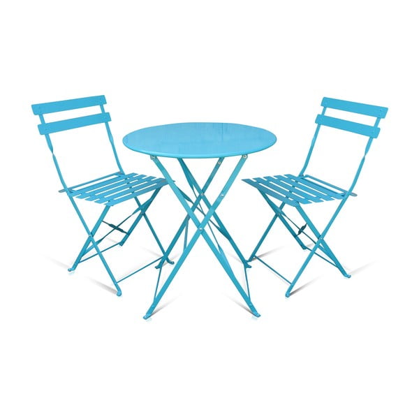 Set 2 scaune și masă pentru grădină Crido Consulting Aqua