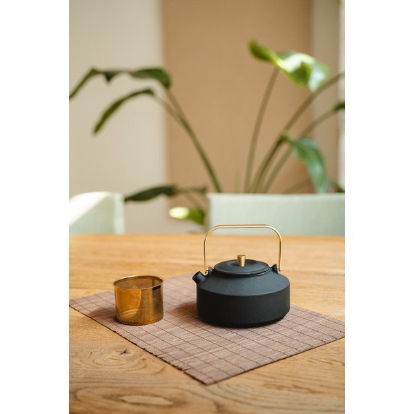 Ceainic negru cu filtru din fontă 1 l Shangdong – Bredemeijer-image-2