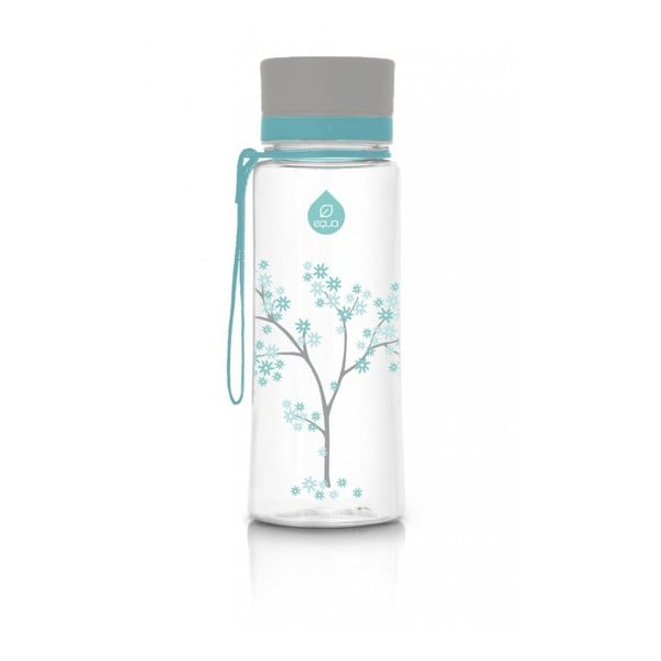 Sticlă din plastic reutilizabilă Equa Mint Blossom, 0,6 l