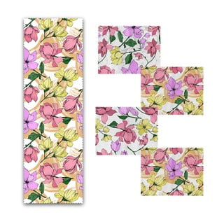 Set 4 suporturi textile pentru farfurii și napron Minimalist Home World
