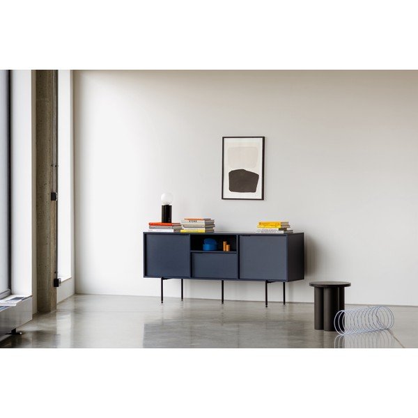 Comodă TV albastru-închis 180x79x50 cm Bau – noo.ma-image-1