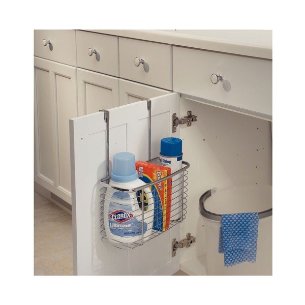 Coș din metal pentru ușă dulap bucătărie iDesign Axis Over-image-1