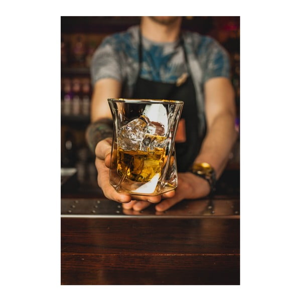 Pahar cu perete dublu whiskey Vialli Design, 300 ml-image-3