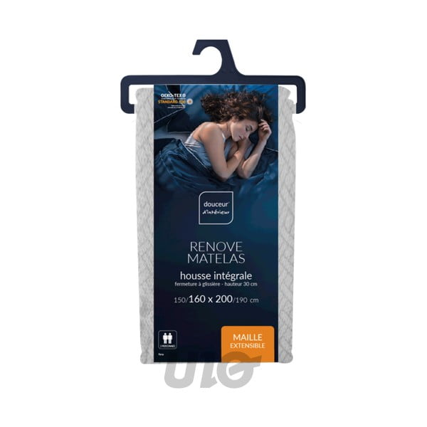 Protecție pentru saltea 160x200 cm Rena – douceur d'intérieur-image-1