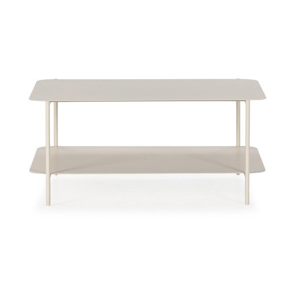 Măsuță de cafea crem din metal 58x90 cm Beatrix – MOME-image-3