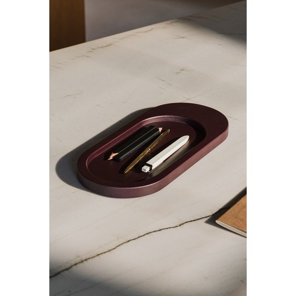 Tavă decorativă din lemn 15x32 cm Tenu – noo.ma-image-1