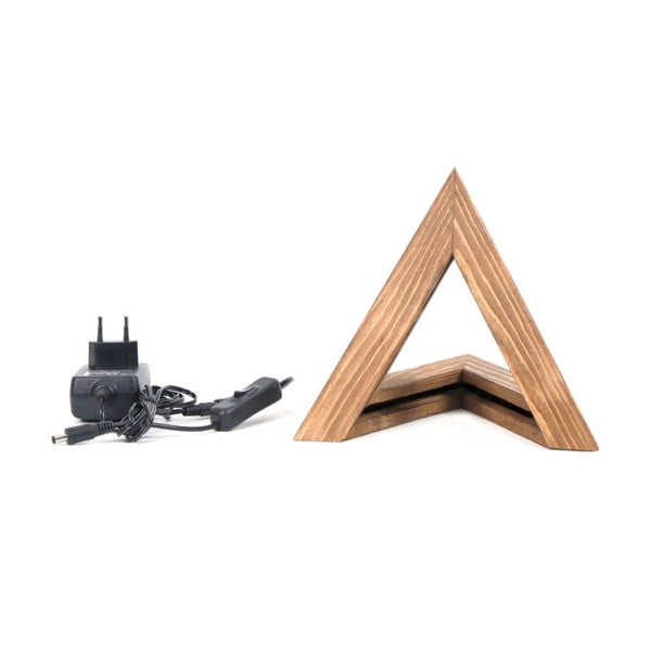 Veioză din lemn Triangle-image-2