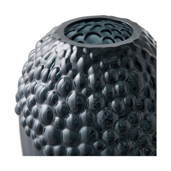 Vază gri închis din sticlă (înălțime 25 cm) – House Nordic-image-2