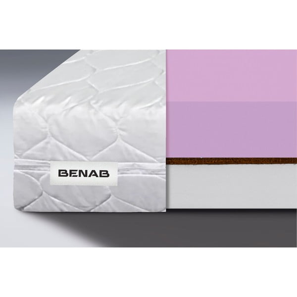 Saltea pentru copii fermă/mediu-fermă din spumă reversibilă 60x120 cm Coco Dreamer – BENAB-image-1