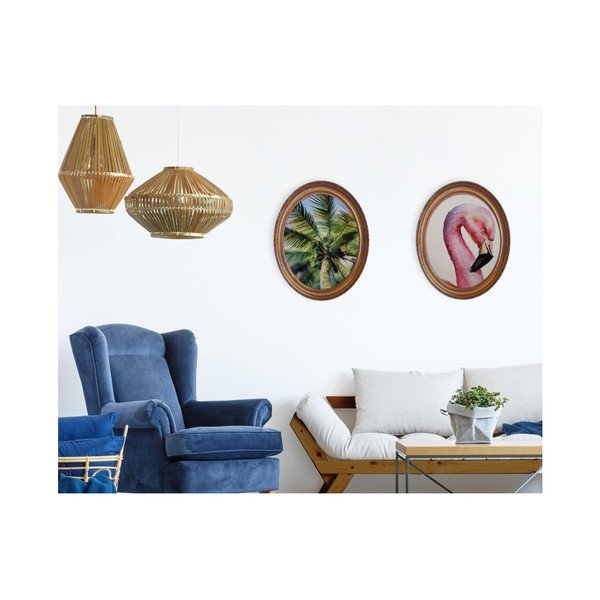 Tablou oval Velvet Atelier Palm Tree-image-4