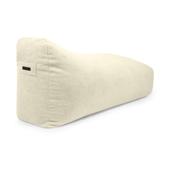 Fotoliu bean bag maro cu tapițerie din țesătură bouclé Snug Long 140 – SLOWDOWN-image-3