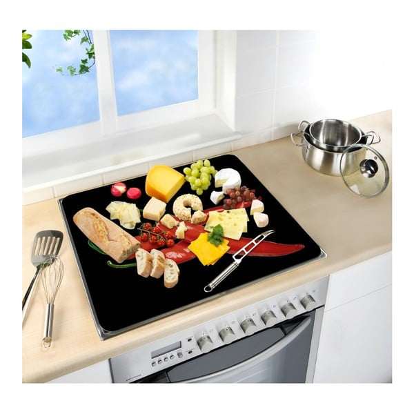 Protecție din sticlă pentru peretele de lângă aragaz Wenko Peperoni, 50 x 56 cm-image-4