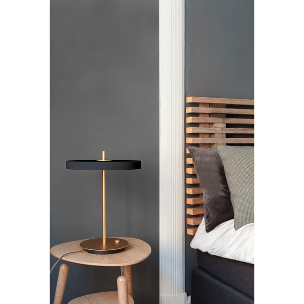 Veioză gri antracit LED cu intensitate reglabilă cu abajur din metal (înălțime 41,5 cm) Asteria Table – UMAGE-image-3