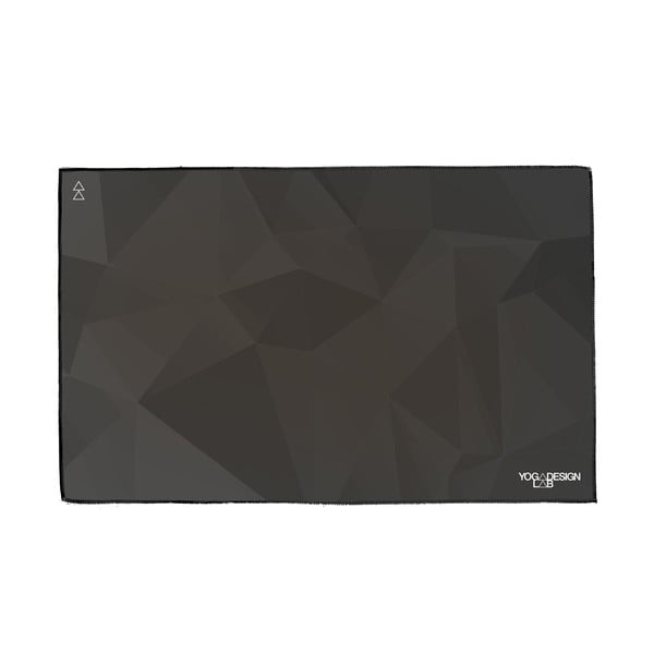 Prosop pentru yoga Yoga Design Lab Geo Night, 61 x 38 cm, negru