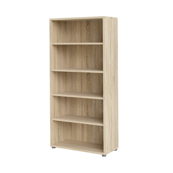 Bibliotecă modulară cu  aspect de lemn de stejar 89x189 cm Prima – Tvilum-image-3