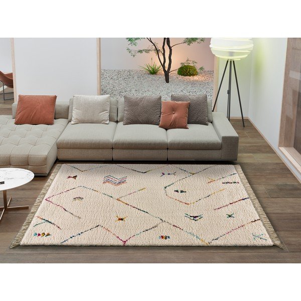 Covor Universal Ziri, 200 x 290 cm, alb - crem-image-1