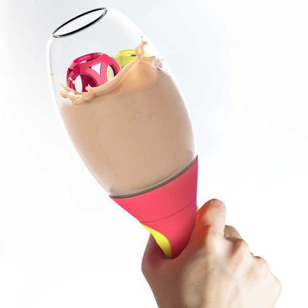 Shaker Asobu Samba Red/Yellow, 600 ml-image-1