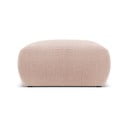 Taburet roz cu tapițerie din stofă bouclé Molino – Micadoni Home