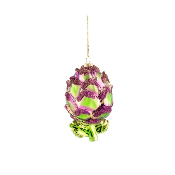 Ornament de Crăciun din sticlă 7 cm Artichoke – Sass & Belle