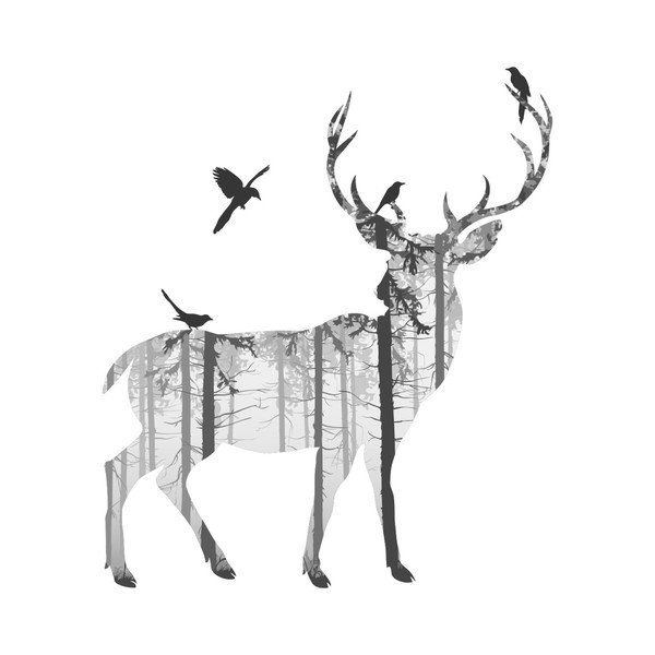 Autocolant Fanastick Cerf Des Bois-image-2