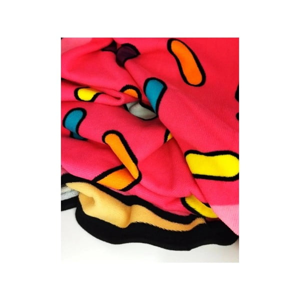 Prosop de plajă roz pentru copii ø 150 cm Donut – JAHU collections-image-2