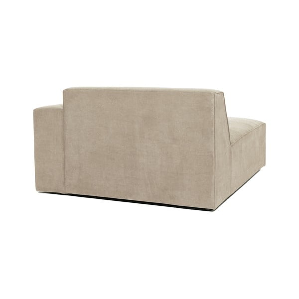 Modul pentru canapea bej   din catifea reiată  (partea dreaptă) Sting - Scandic-image-3