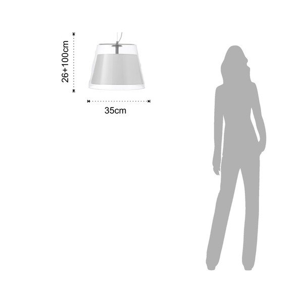 Lustră Tomasucci Matt, ⌀ 35 cm, alb-image-2