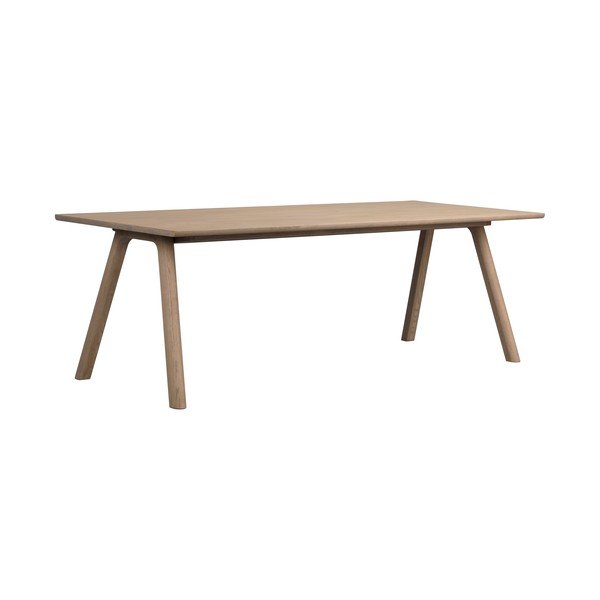 Masă de dining extensibilă din lemn de stejar 95x220 cm Clapperton – Rowico