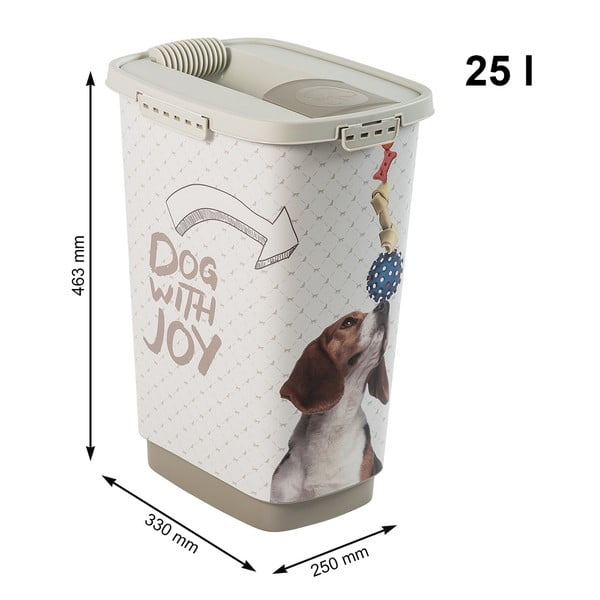 Recipient pentru hrană animale de companie 25 l Cody – Rotho-image-1