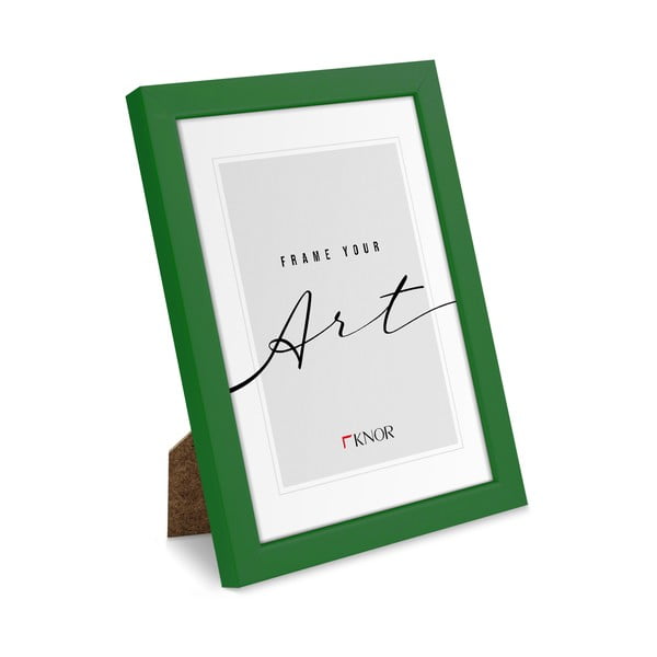Ramă foto verde de agățat 26x32 cm – knor