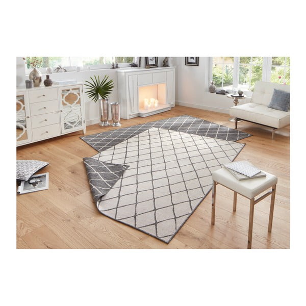 Covor adecvat pentru exterior NORTHRUGS Malaga, 160 x 230 cm, gri - crem-image-2