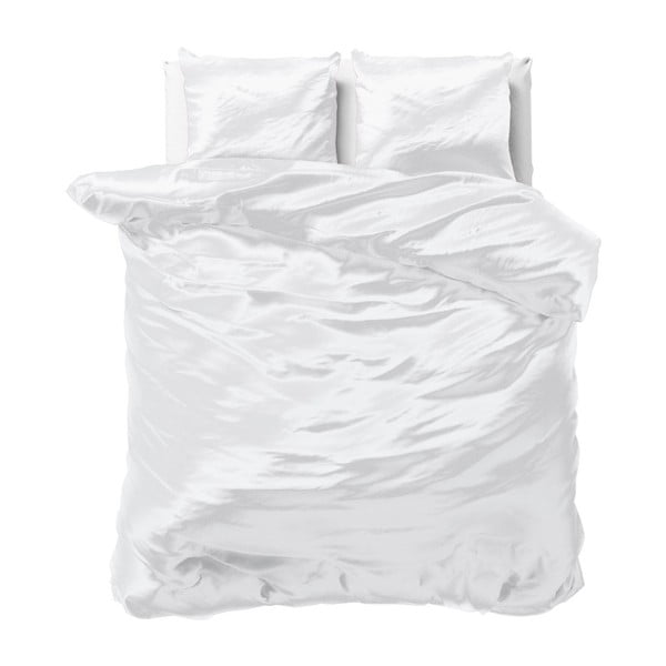 Lenjerie de pat din micropercal Sleeptime, 200 x 220 cm, alb