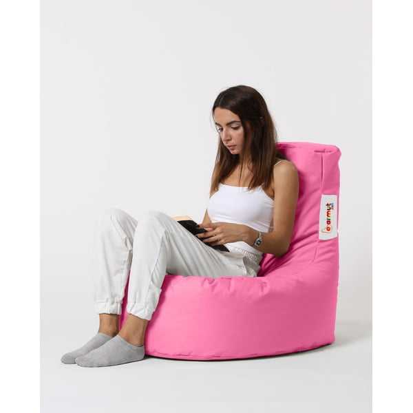 Fotoliu bean bag roz Lina – Floriane Garden-image-3