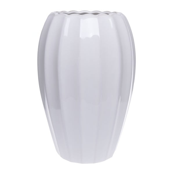 Vază din ceramică Ewax Monana, 31 cm, alb