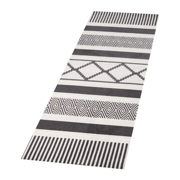 Covor de bucătărie / traversă Zala Living Cook & Clean Urban, 45 x 140 cm, negru-gri-image-3