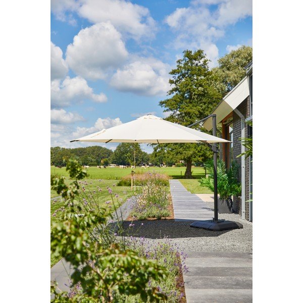 Umbrelă de soare bej Hartman Deluxe, ø 350 cm, bej-image-1