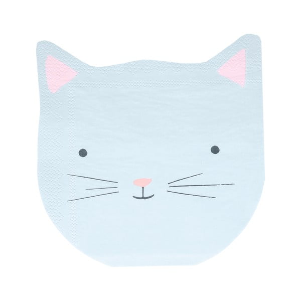 Șervețele 16 buc. din hârtie Cat – Meri Meri-image-2