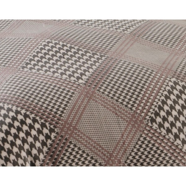 Lenjerie de pat gri din micropluș pentru pat de o persoană 140x200 cm – My House-image-1