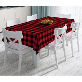 Față de masă din amestec de bumbac Minimalist Cushion Covers Tartan, 140 x 180 cm