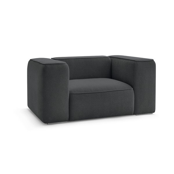 Fotoliu gri închis Zephyr – Bobochic Paris