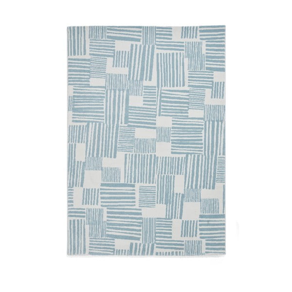 Covor albastru deschis 80x150 cm Blocks – Catherine Lansfield
