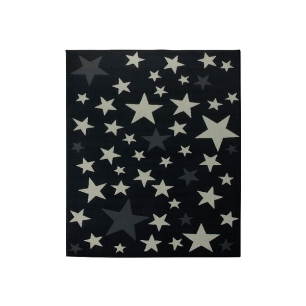 Covor Hanse Home Stars, 140 x 200 cm, negru-alb
