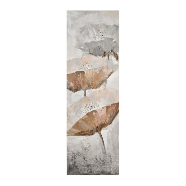 Tablou pe ramă de lemn Mauro Ferretti Fleurs, 40 x 120 cm