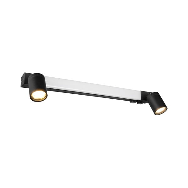 Aplică de perete negru-mat LED Enrico – Trio