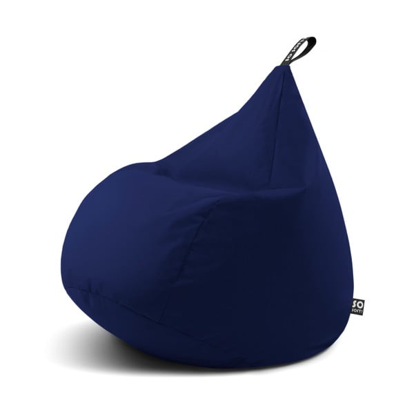 Fotoliu bean bag albastru închis Drop XL – So Soft?